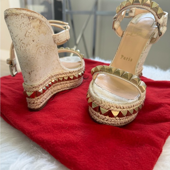 Christian Louboutin pyraclou 110 mm wedge - Picture 2 of 7